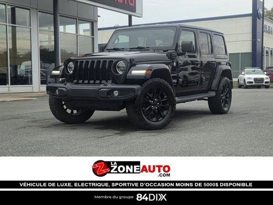 Jeep Wrangler 4xe Sahara Hybride Branchable! 2021 Noir