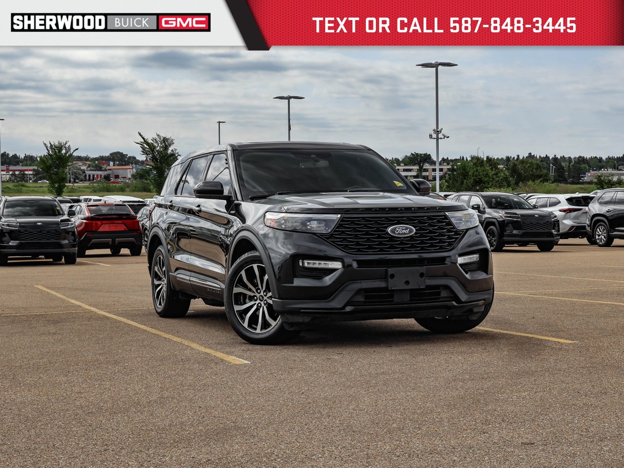 2022 Ford Explorer ST-Line 4WD Black Sherwood Park - photo #0