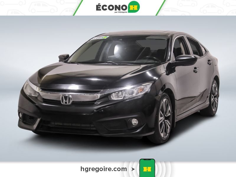 Honda Civic EX-T TOIT GR ÉLEC A/C BLUETOOTH CAMÉRA MAGS 2018 Noir