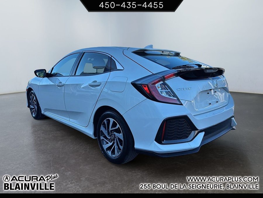 2018 Honda Civic Hayon LX White