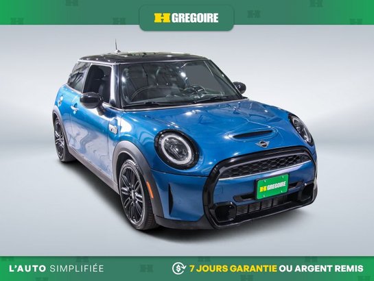 2022 Mini Cooper S AUTO A/C MAGS CUIR TOIT NAV CAM RECUL BLUETOOTH Blue