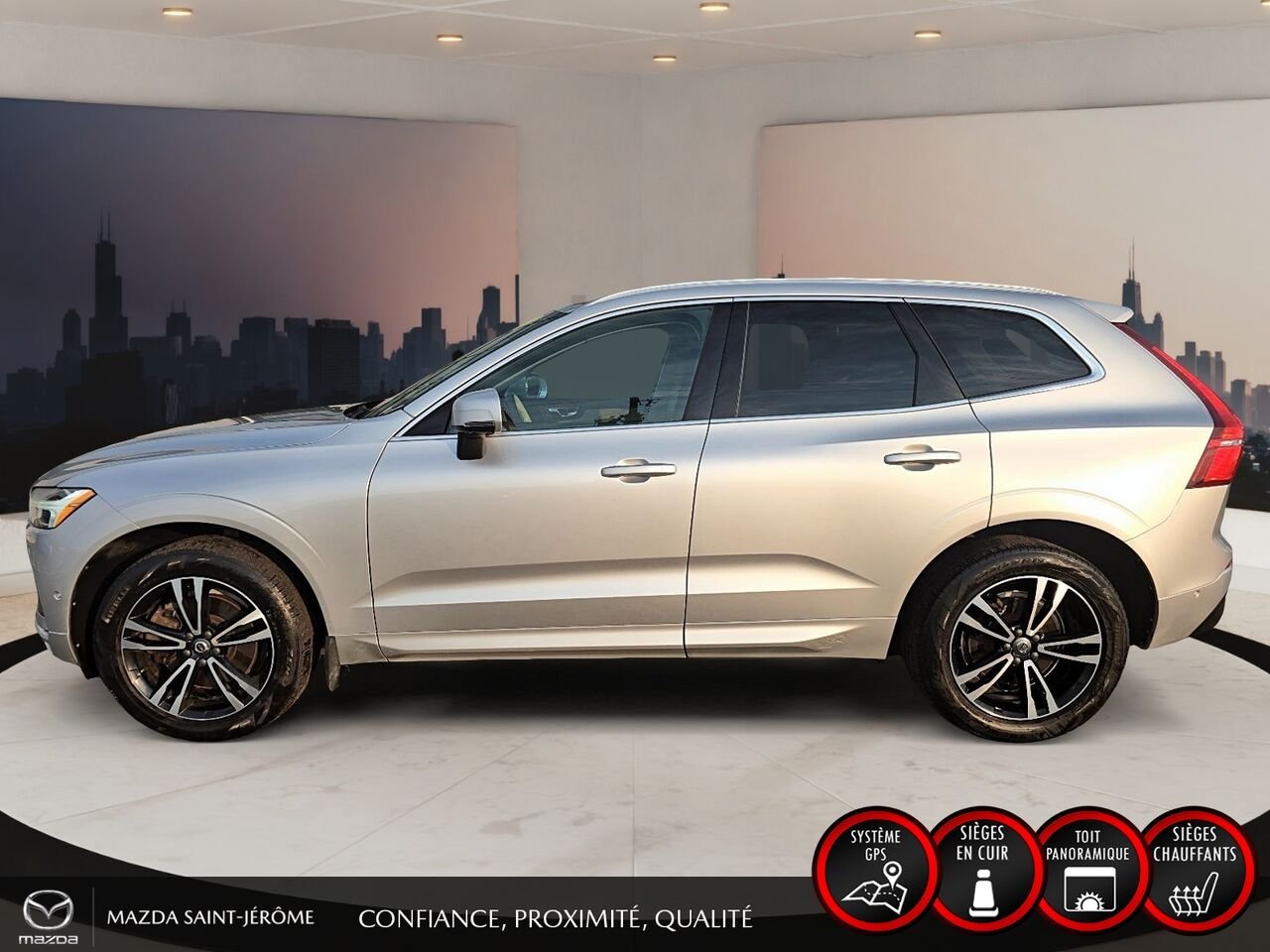 Volvo XC60 2019 Gris Ste-Agathe des Monts - photo #9