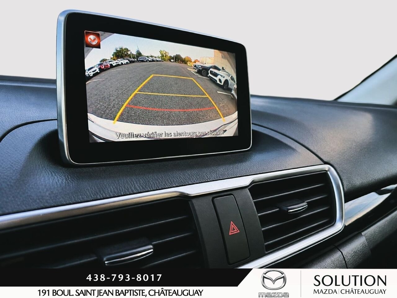 Mazda 3 SPORT AUTOMATIQUE / BLUETOOTH / SIEGES ET VOLANT CHAUFFANTS 2016 Blanc Châteauguay - photo #10
