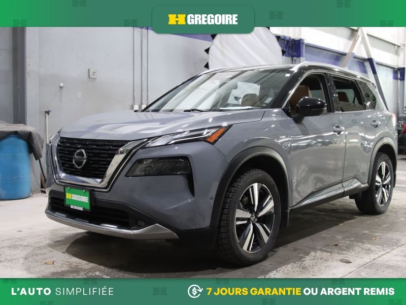 2021 Nissan Rogue Platinum AWD AUTO A/C MAGS CUIR TOIT NAV CAM RECUL Grey