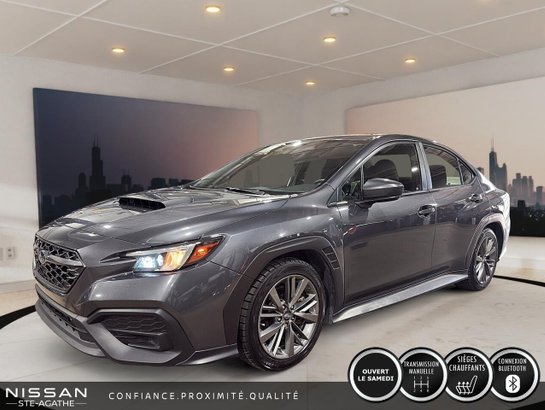 2024 Subaru WRX MANUELLE 6 VITESSES | 2,4 L TURBO 271 HP | AWD | SIÈGES CHAUFFANTS | EYESIGHT Grey