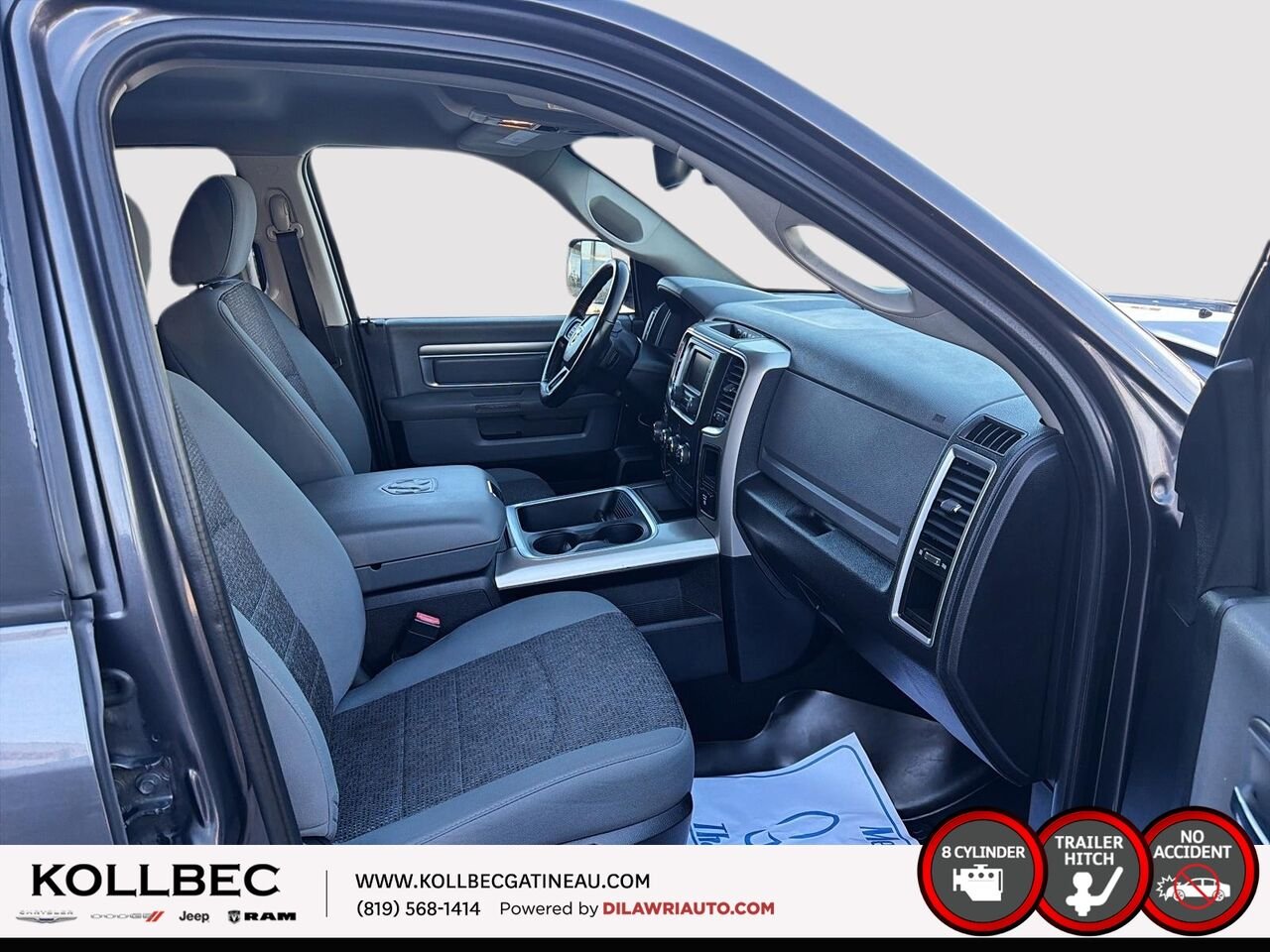 2016 RAM 1500 Big Horn Quad Cab 4x4 Grey Ottawa & Gatineau - photo #20