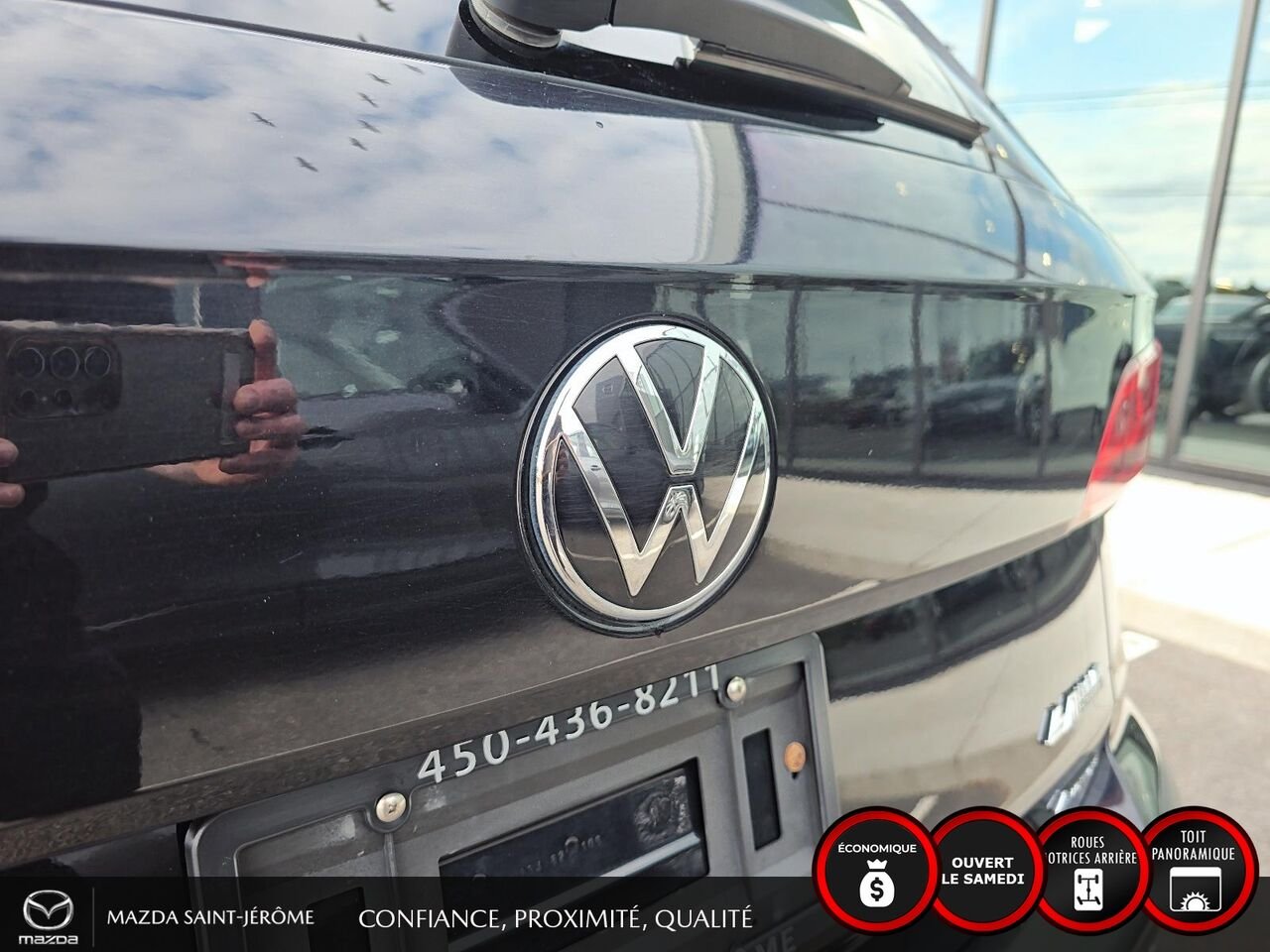 Volkswagen Taos Comfortline 4MOTION | TOIT PANORAMIQUE | MAGS | CUIR | 2023 Noir Saint-Jérôme - photo #7