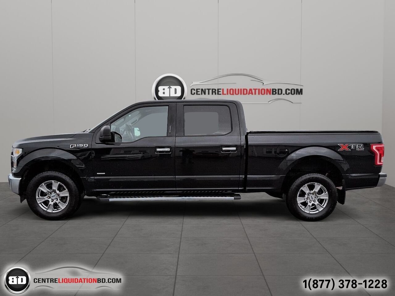 Ford F-150 Cab SuperCrew 4RM 157 po XLT | BD0241 2017 Noir Granby - photo #8