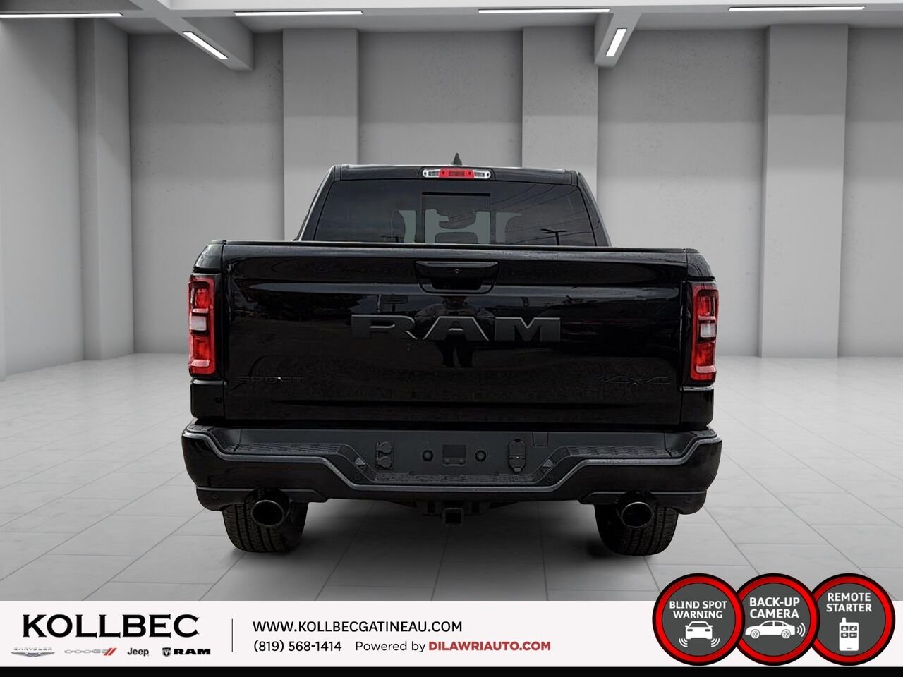 RAM 1500 Sport cabine d'équipe 4x4 caisse de 5 pi 7 po 2026 Couche nacrée cristal noir étincelant Ottawa & Gatineau - photo #5