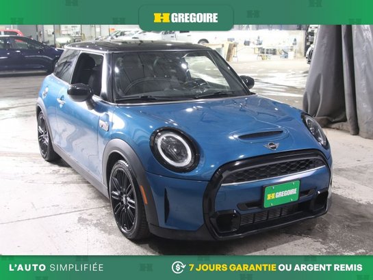 2022 Mini Cooper S AUTO A/C MAGS CUIR TOIT NAV CAM RECUL BLUETOOTH Blue