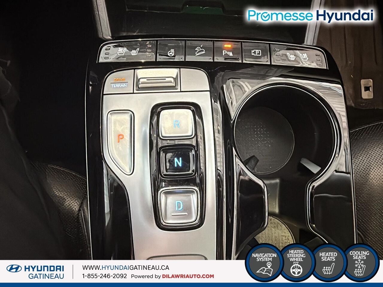 Hyundai Tucson hybride Ultimate TI*** cuir , toit ouvrant , navigation et plus *** 2022 Gris Ottawa & Gatineau - photo #15