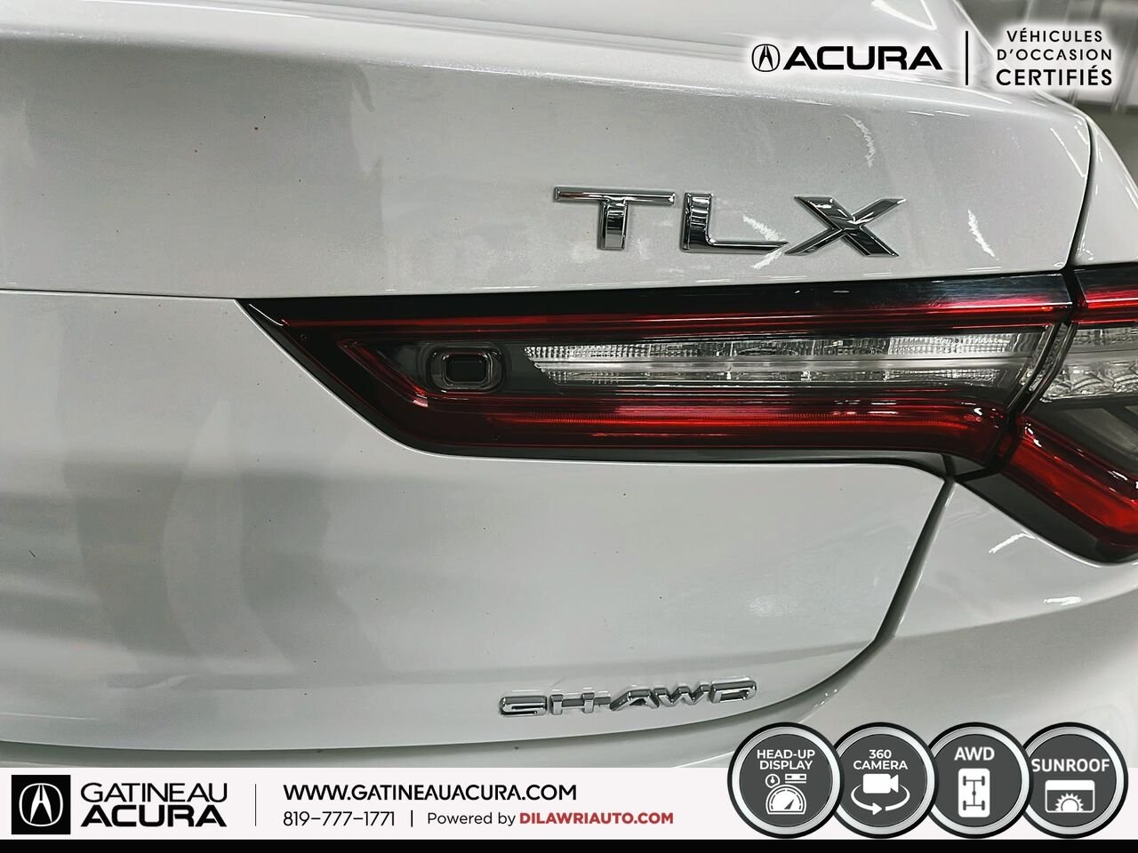 2021 Acura TLX Platinum Élite berline SH-AWD White Gatineau - photo #17