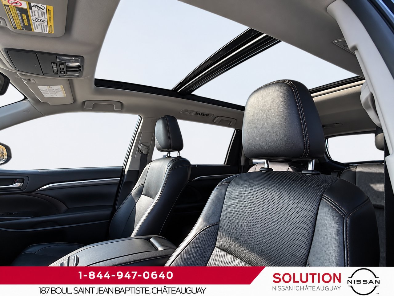 Toyota Highlander Limited TI 2019 Noir Châteauguay - photo #20