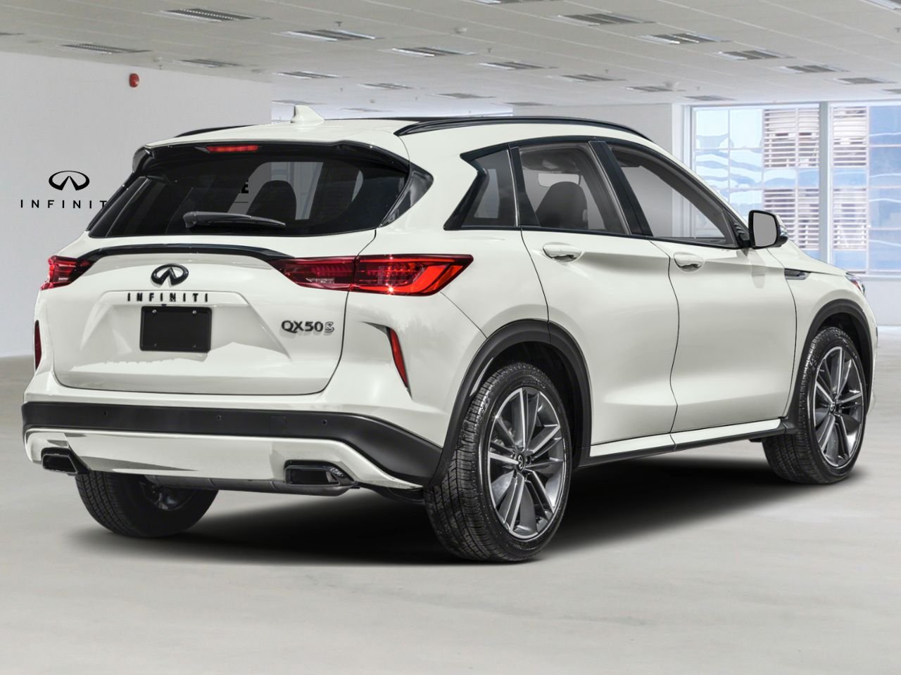 INFINITI QX50 2025 Teinte Blanc radiant nacré Blainville - photo #2