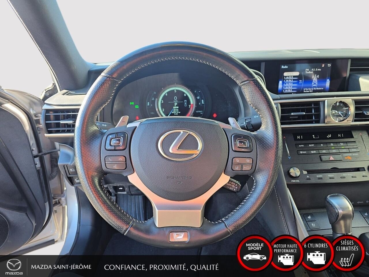 Lexus IS 300 F SPORT | 1 PROPRIÉTAIRE | AWD | V6 | TOIT OUVRANT | CUIR 2019 Gris Saint-Jérôme - photo #12