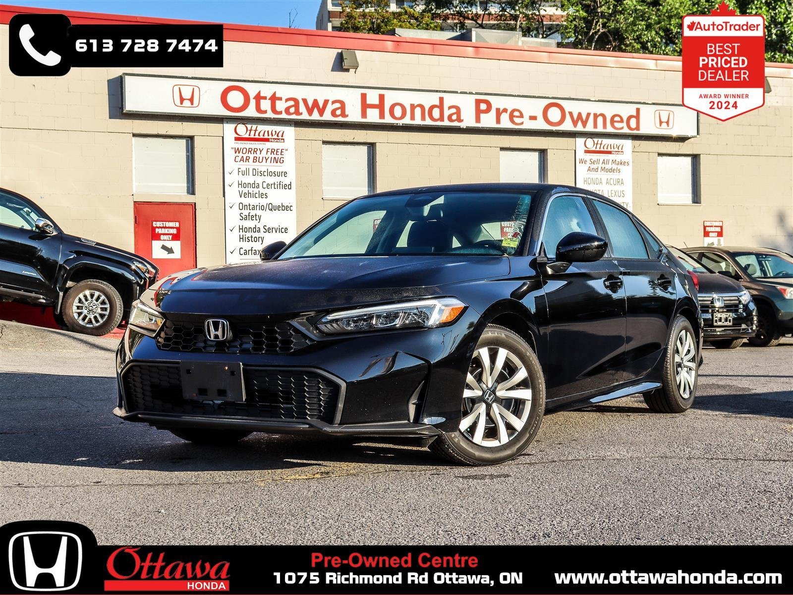Honda Civic Berline LX 2025 Black Ottawa & Gatineau - photo #0