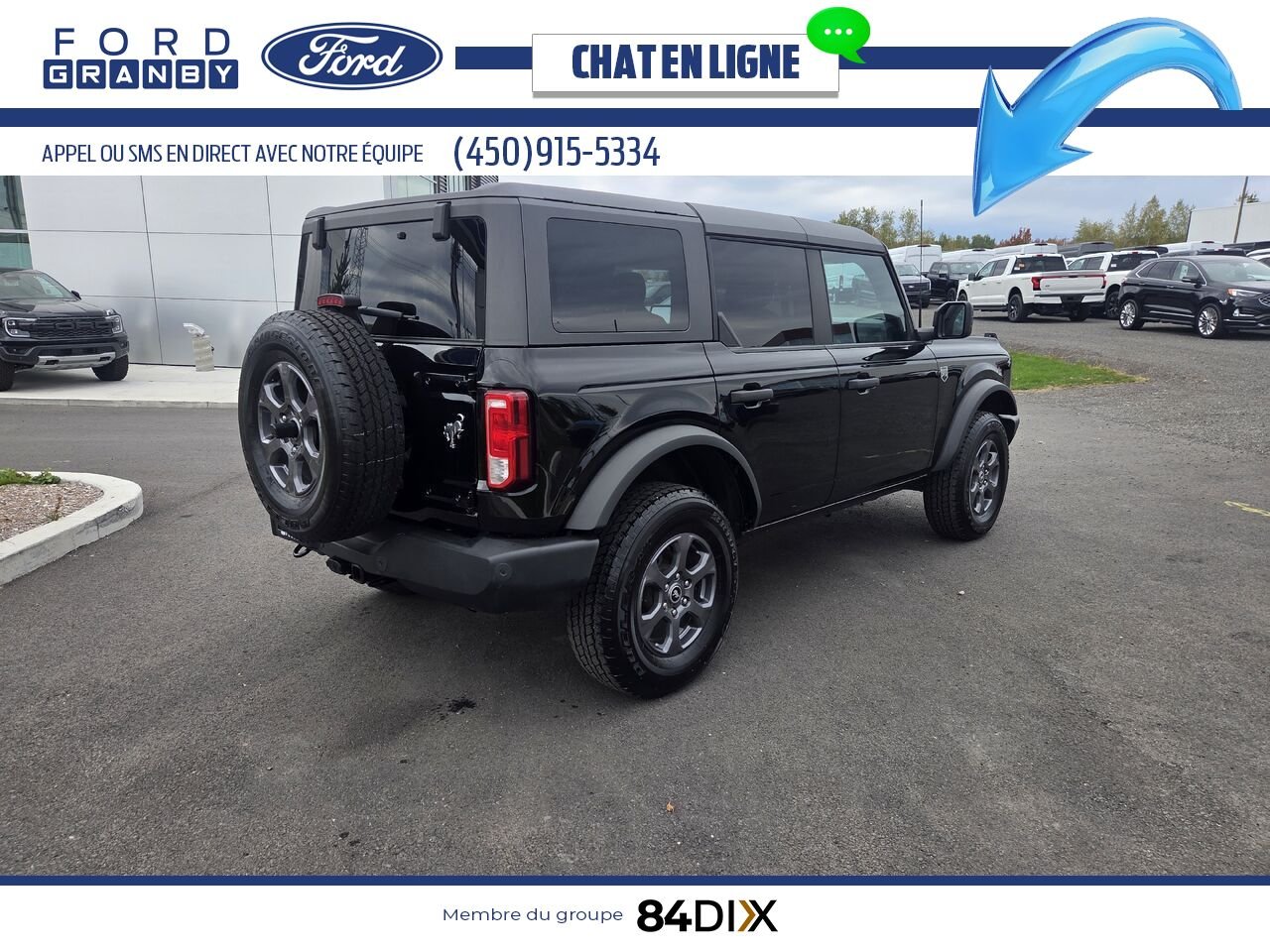 2023 Ford Bronco Black Granby - photo #6