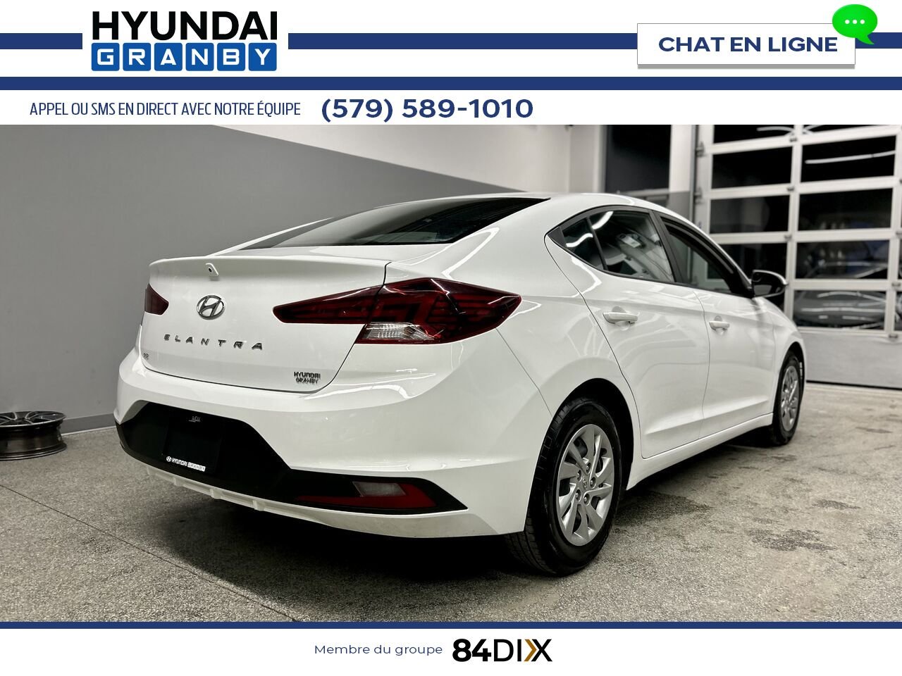 2020 Hyundai Elantra White Granby - photo #6