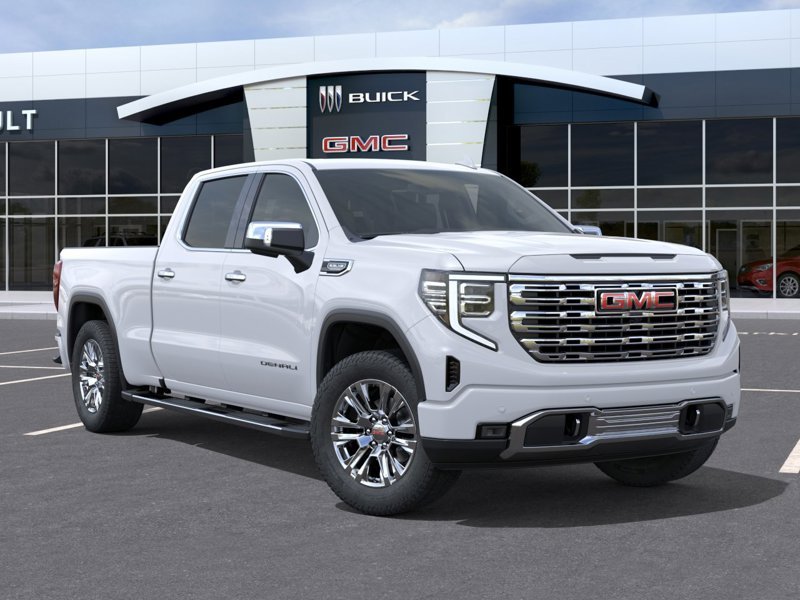 2026 GMC Sierra 1500 Denali cabine multiplace 4RM 157 po GLACIER WHITE TRICOAT Sherbrooke - photo #6