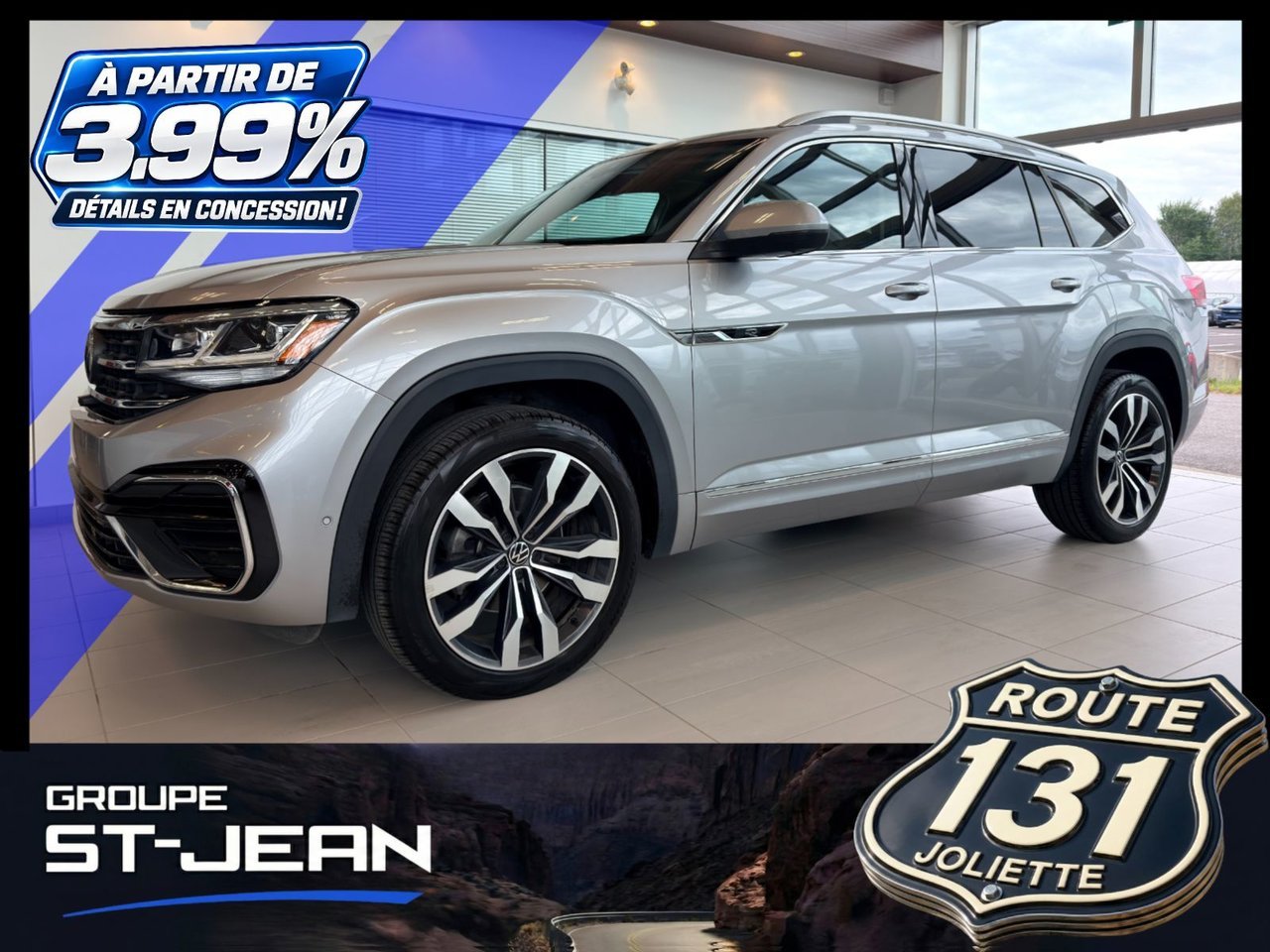 2021 Volkswagen Atlas Silver Notre-Dame-des-Prairies - photo #37