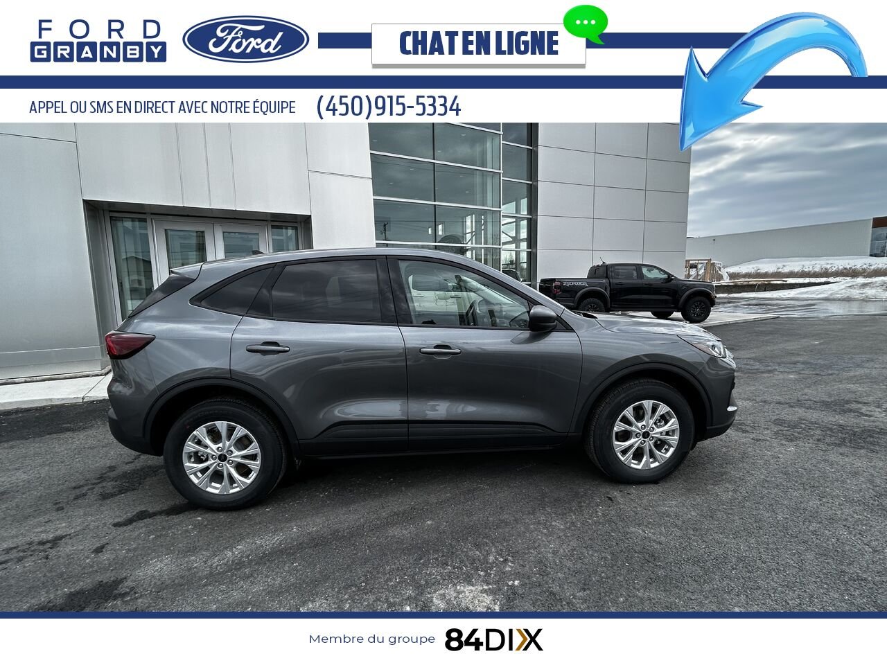 Ford Escape 2025 Gris carbonisé métallisé Granby - photo #1