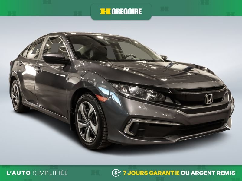 Honda Civic LX AUTOMATIQUE CLIMATISATION SIEGES CHAUFFANTS MAG 2020 Gris