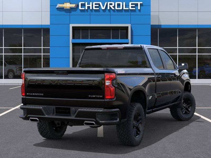 2026 CHEVROLET Silverado 1500 K1500 SILVERADO CREW CAB CUSTOM TRAIL BOSS STD/BOX (2CX) BLACK Rivière-du-Loup - photo #3