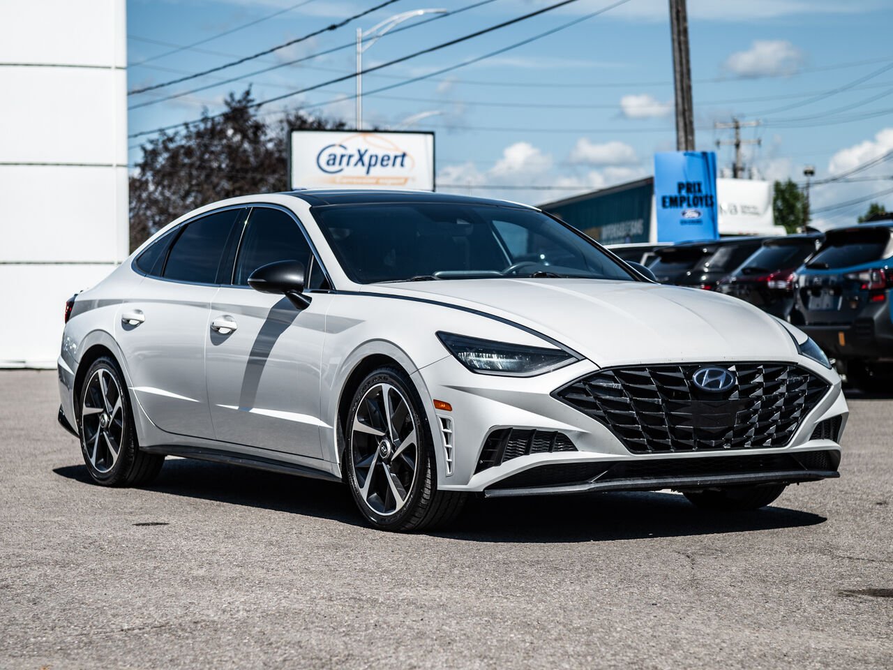 Hyundai Sonata 2022 Blanc Sainte-Julienne - photo #35
