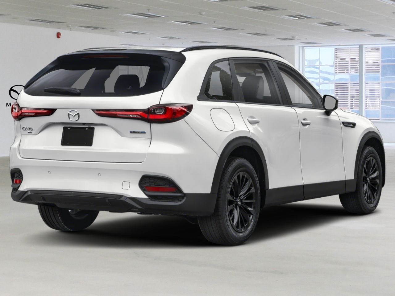 Mazda CX-70 hybride rechargeable 2026 Blanc rhodium métallisé Lac Mégantic - photo #2