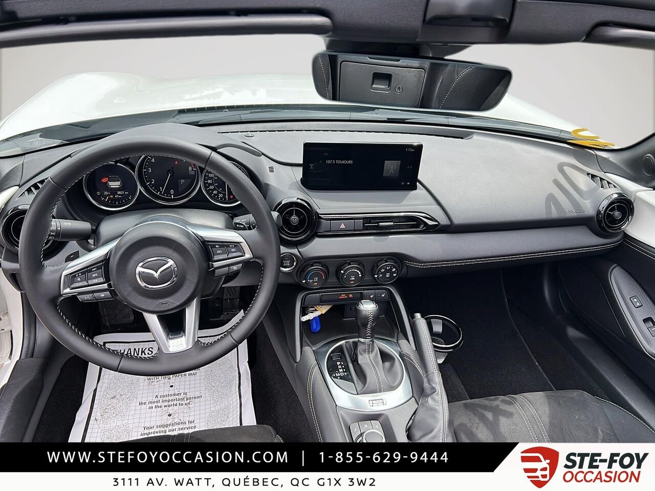 2025 Mazda MX-5 GS-P MIATA CLUB White Québec - photo #12