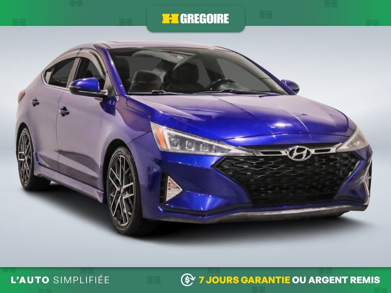 Hyundai Elantra 2019 Bleu Saint-Eustache - photo #0