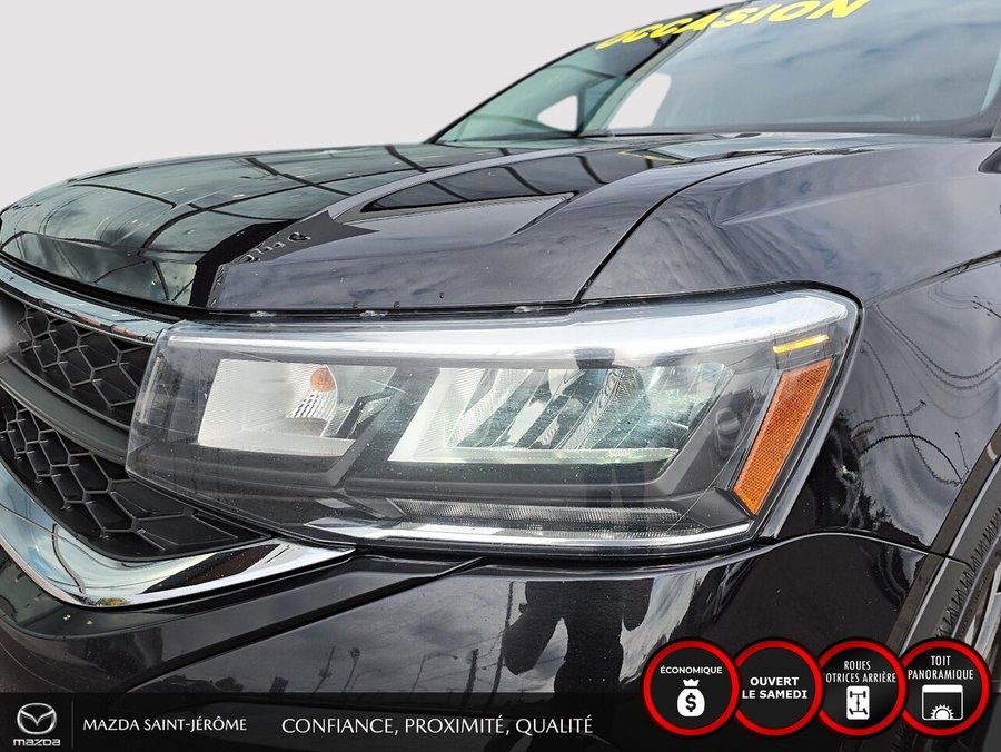 2023 Volkswagen Taos Comfortline 4MOTION | 1 PROPRIÉTAIRE | JAMAIS ACCIDENTÉ | TOIT PANORAMIQUE | MAGS | CUIR Black