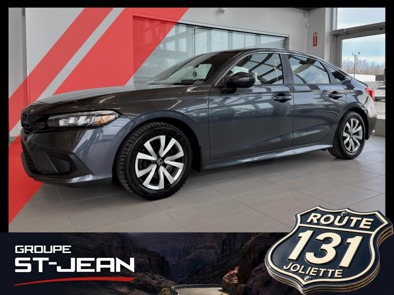 2023 Honda Civic Sedan Silver Notre-Dame-des-Prairies - photo #0