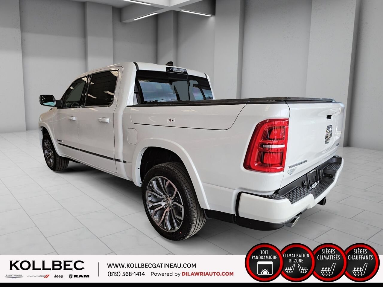 RAM 1500 26730 | Tungsten cabine d'équipe 4x4 caisse de 5 pi 7 po 2026 Triple couche nacrée ivoire Gatineau - photo #18