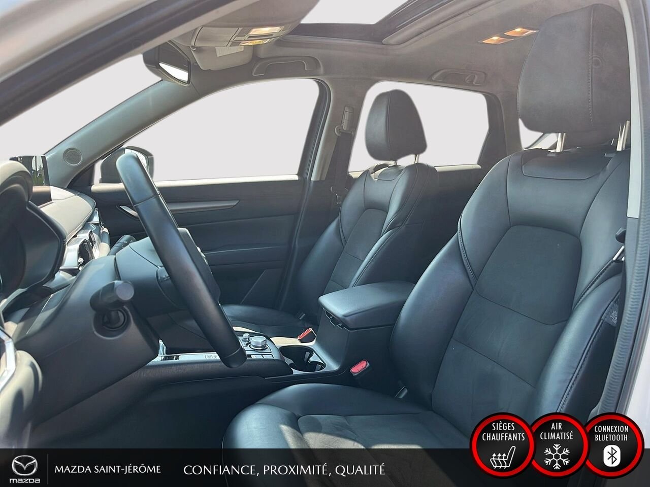 Mazda CX-5 GS LUXURY | TOIT OUVRANT | AWD | CUIR | 2023 Blanc Saint-Jérôme - photo #17