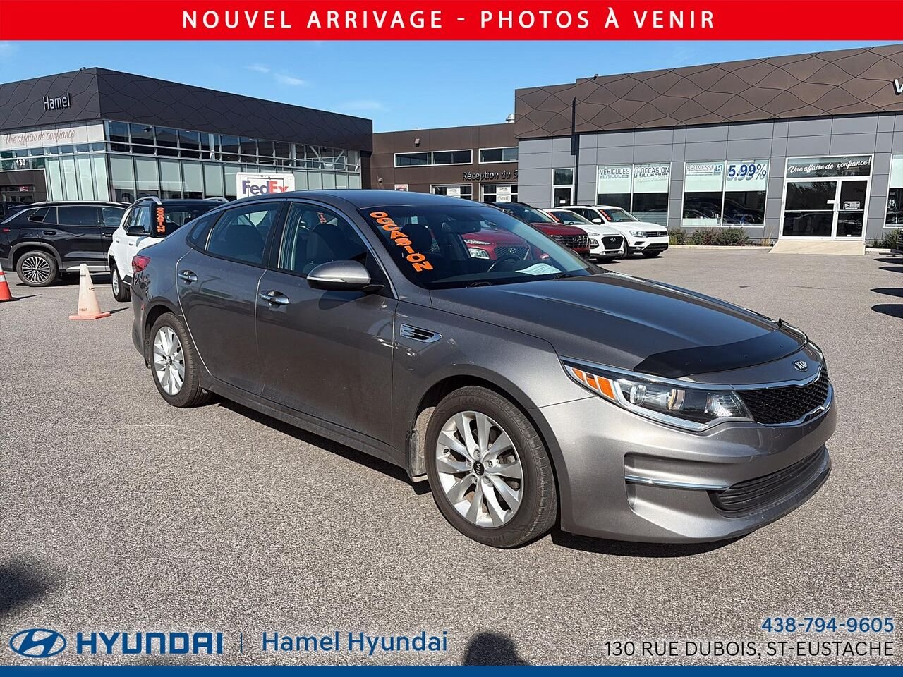 Kia Optima 2018 Gris Saint-Eustache - photo #1