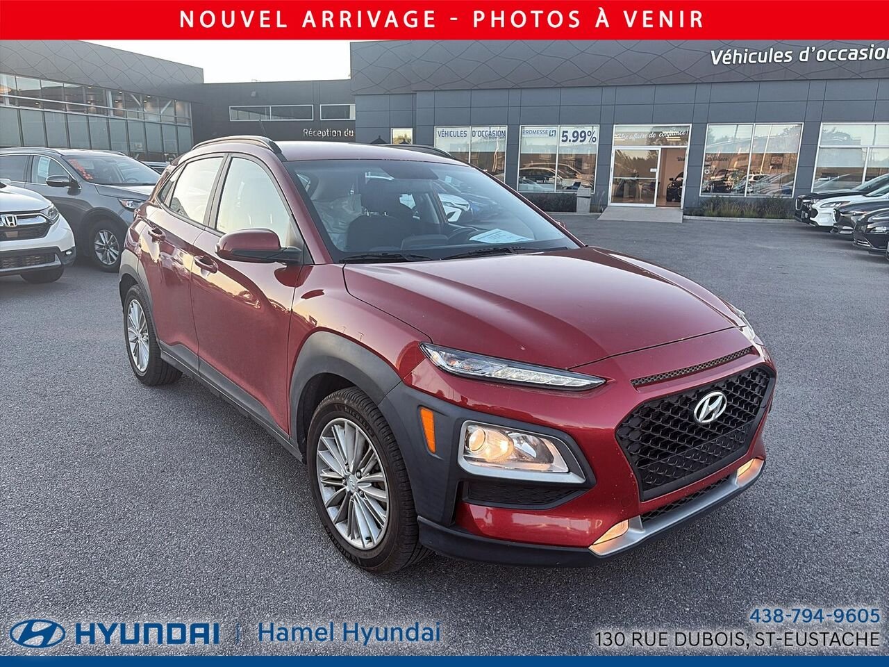 Hyundai Kona 2021 Rouge Saint-Eustache - photo #1