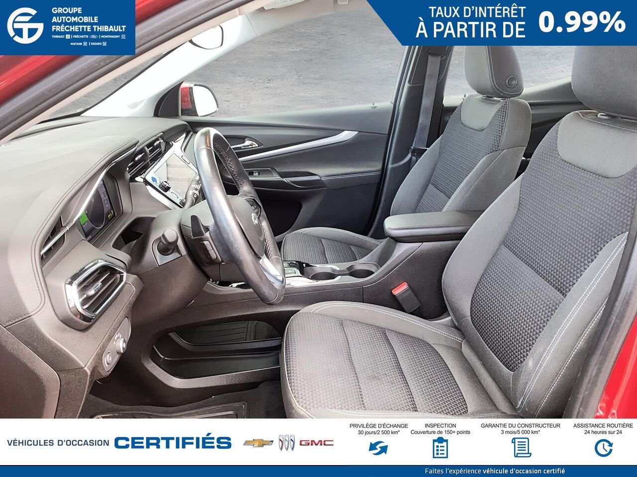 CHEVROLET BOLT EUV L Traction avant 4 portes LT 2023 Rouge Montmagny - photo #7
