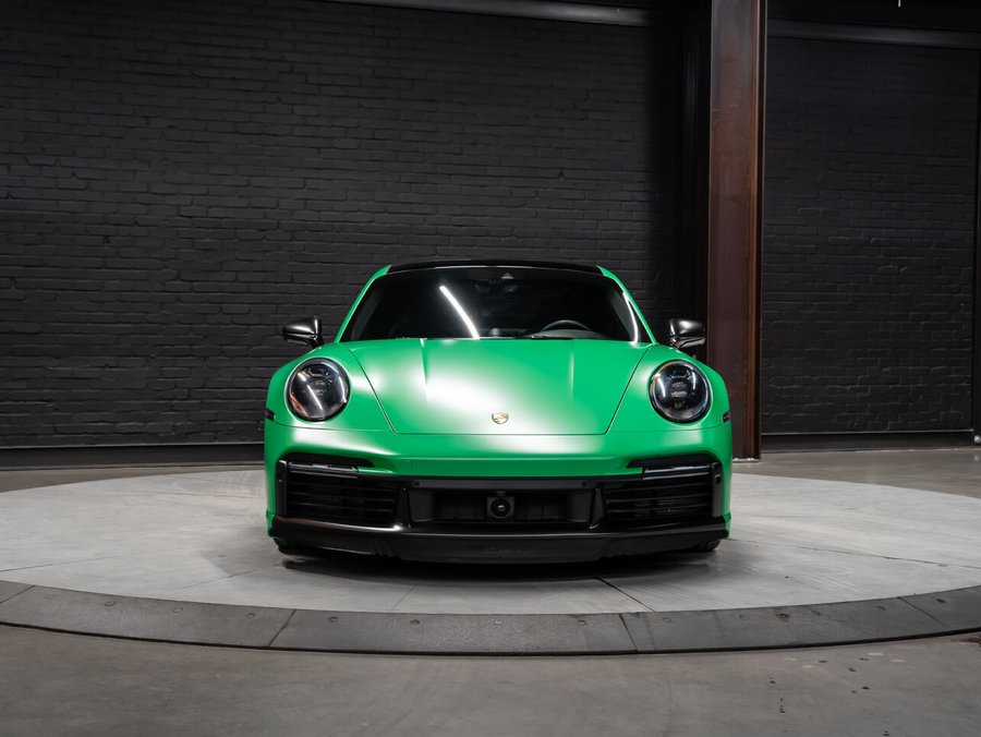 2021 Porsche 911 Turbo S | Front Lift | PDCC Suspension | Sunroof | Heated & Ventilated Seats Python Green