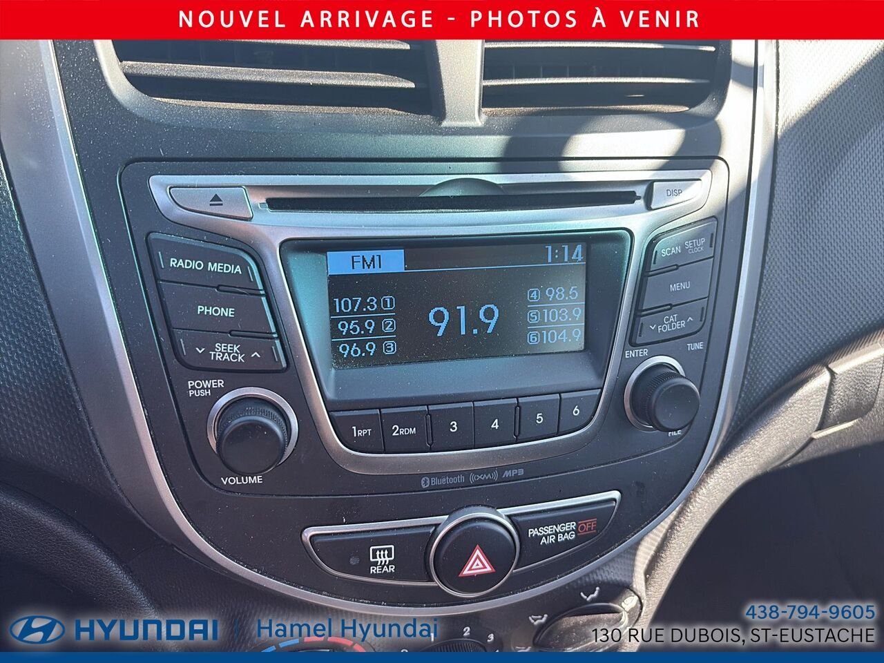 2017 Hyundai Accent Red Saint-Eustache - photo #13