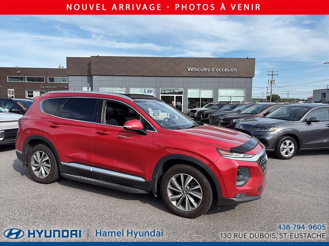 2020 Hyundai Santa Fe Red Saint-Eustache - photo #0