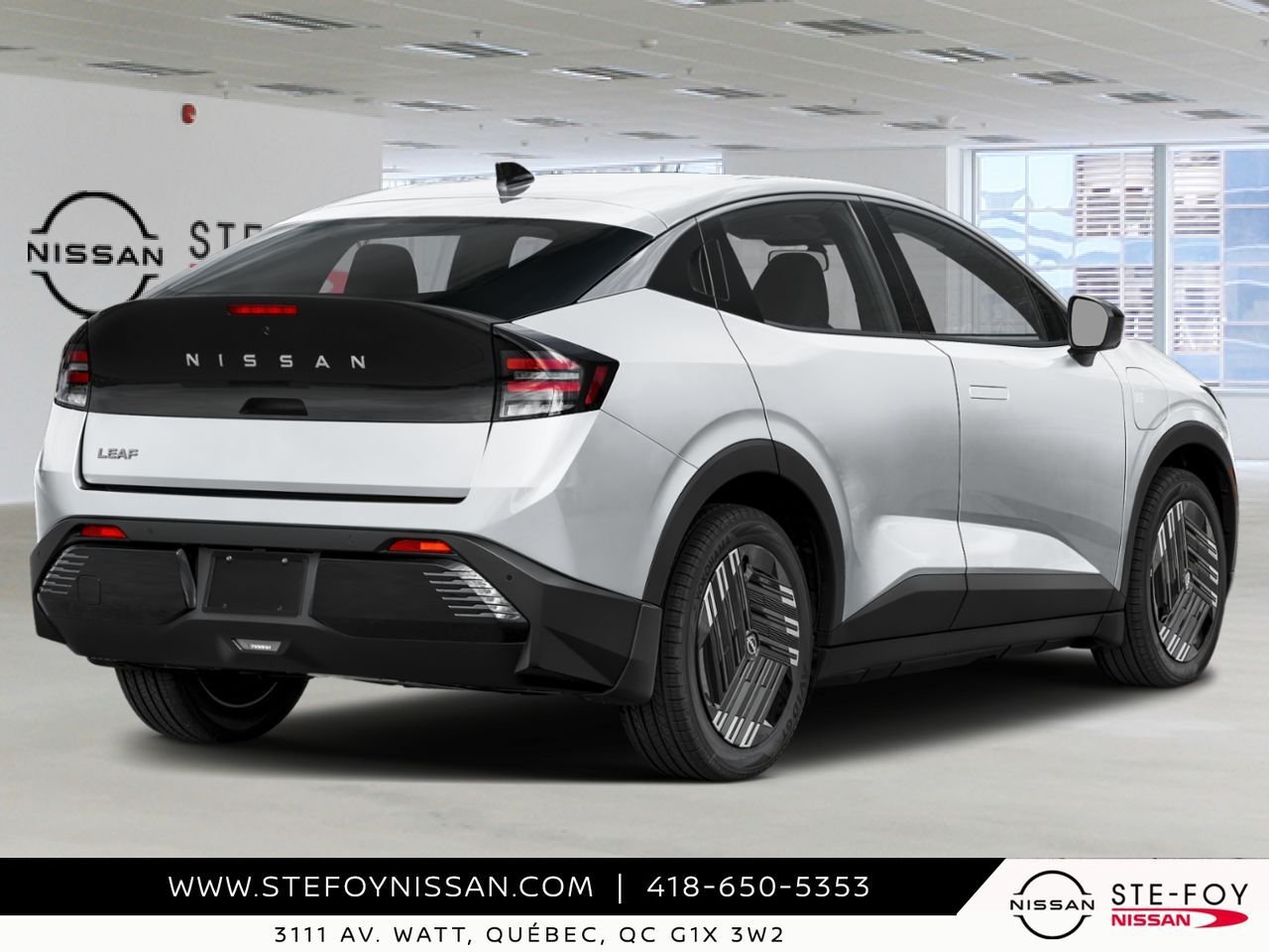 2026 NISSAN LEAF Everest White Pearl Tricoat Ste-Foy - photo #1