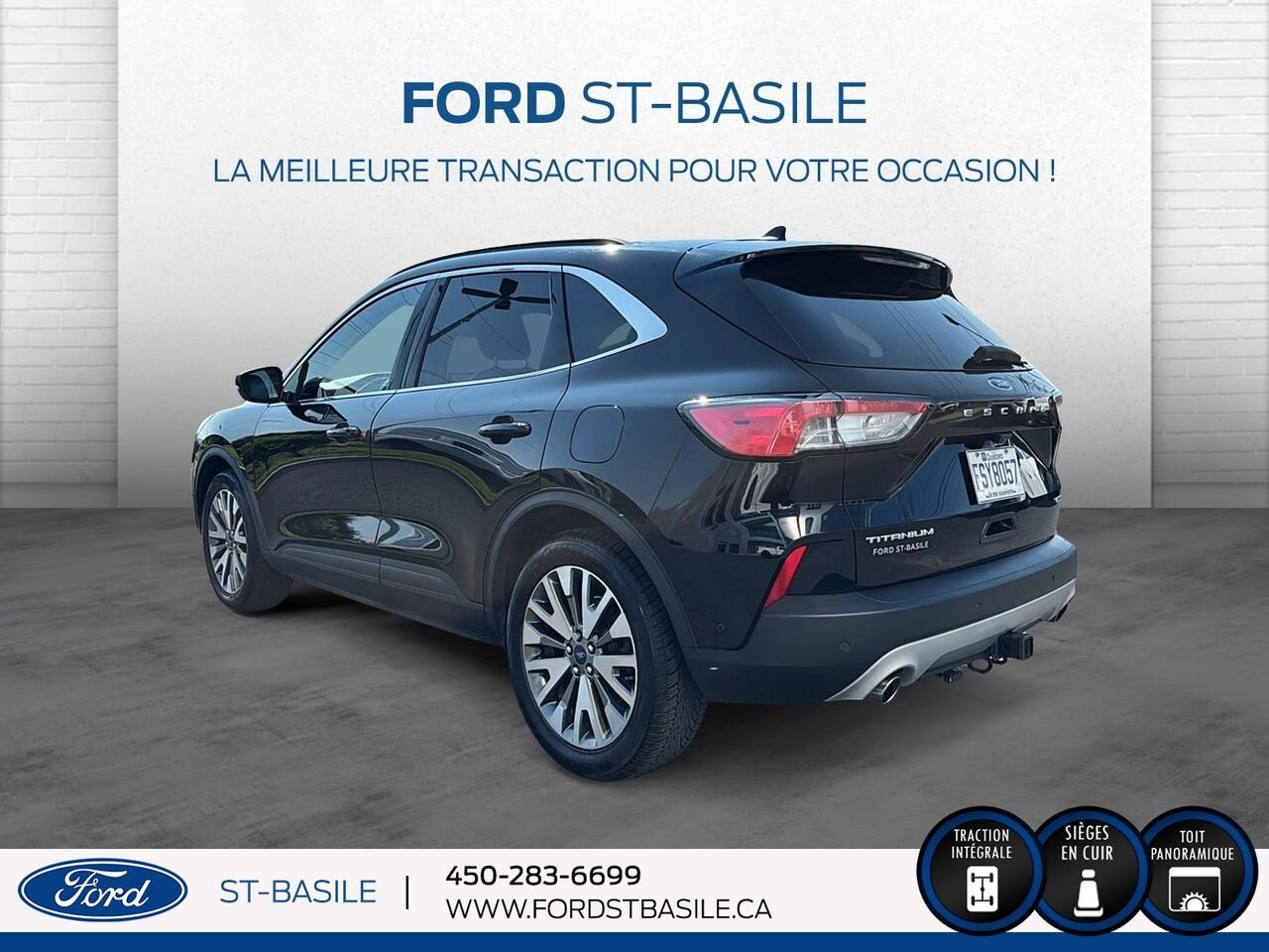 Ford Escape 2020 Noir Saint-Basile-le-Grand - photo #4