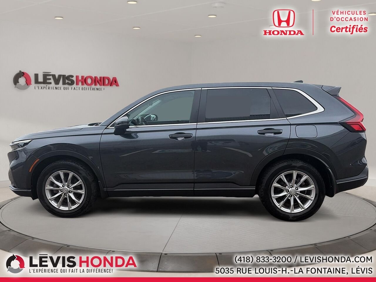 Honda CR-V EX-L AWD EX-L Traction Intégrale 2023 Gris Lévis - photo #12