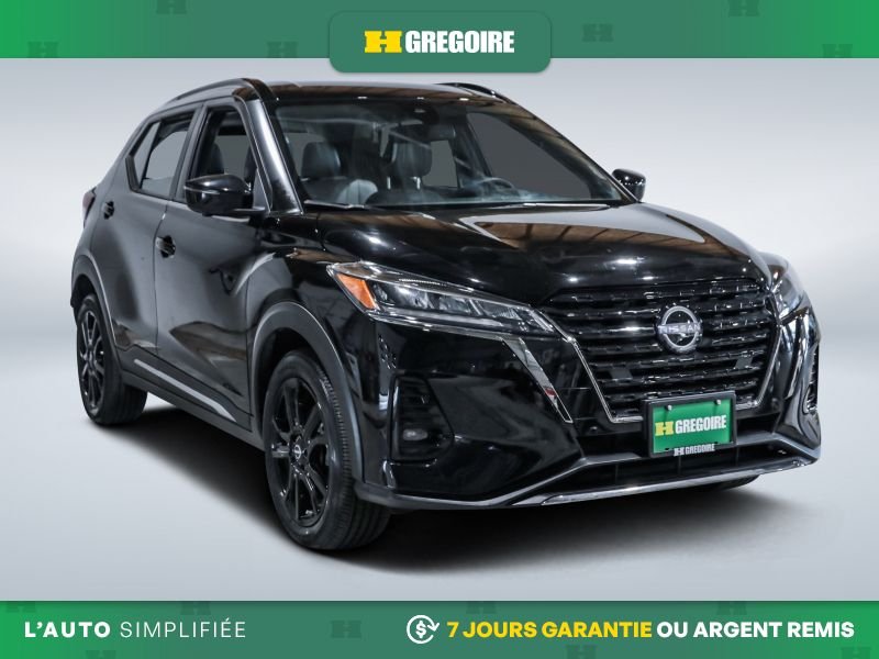 Nissan Kicks SR AUTO A/C CUIR GR ELECT MAGS CAM RECUL BLUETOOTH 2024 Noir