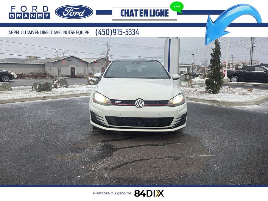 Volkswagen Golf GTI Autobahn à hayon 5 portes DSG 2016 Blanc