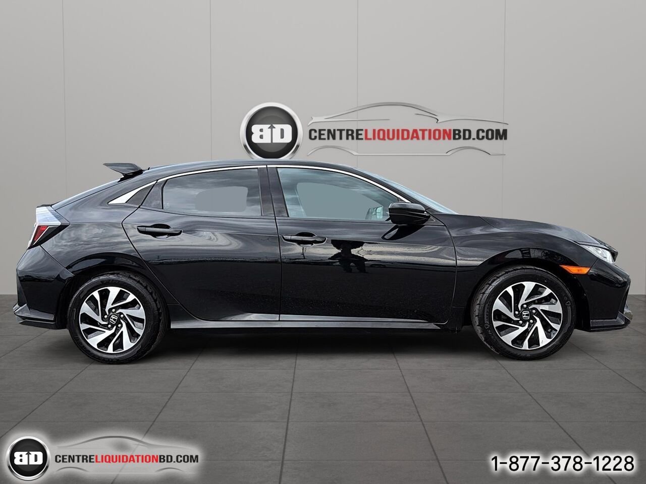 Honda Civic Hayon LX 5 portes BM | BD0398A 2017 Noir Granby - photo #3