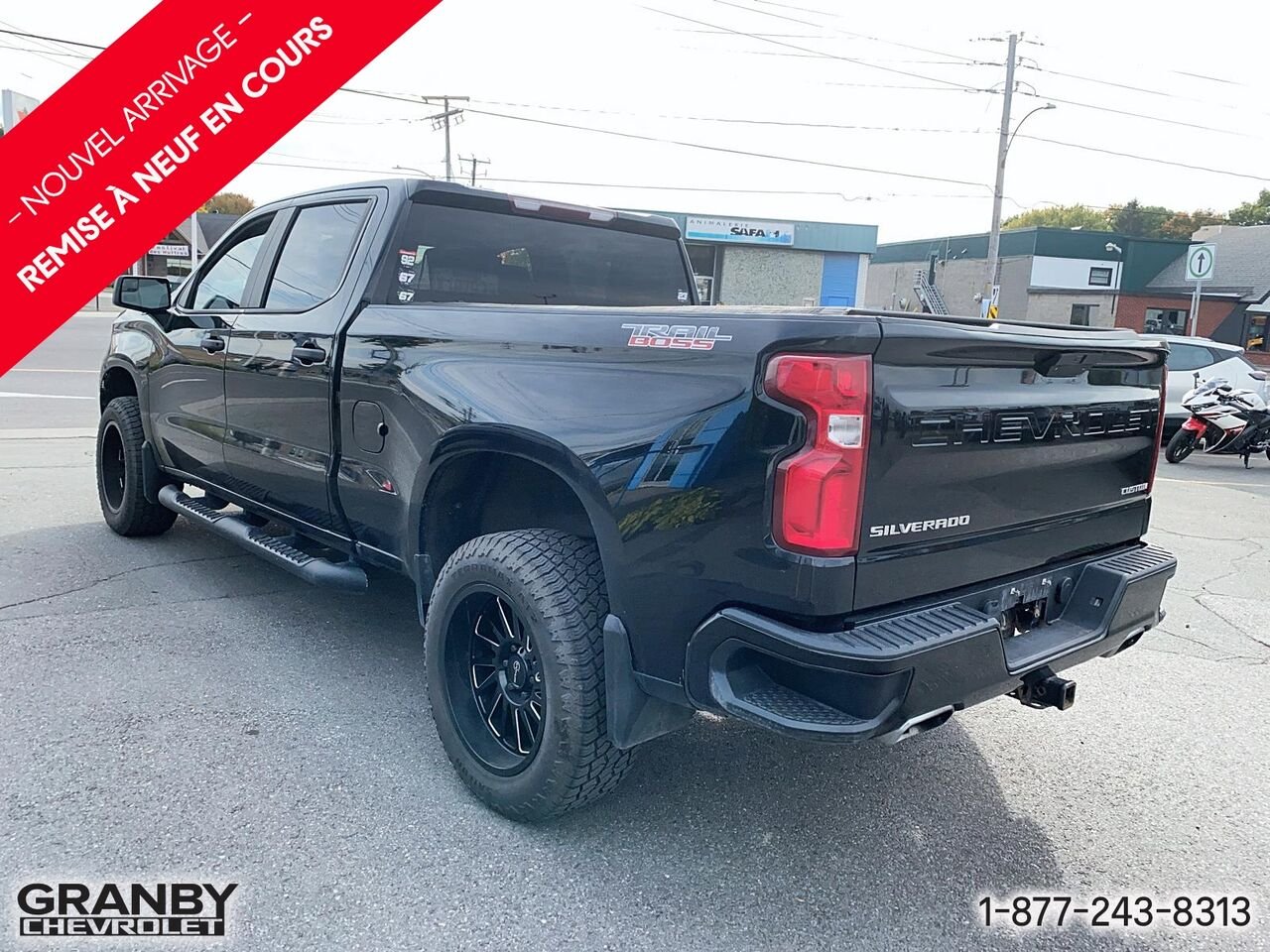 Chevrolet Silverado 1500 Custom Trail Boss cabine multiplace 4RM 157 po | 27-0158A 2019 Noir Granby - photo #6