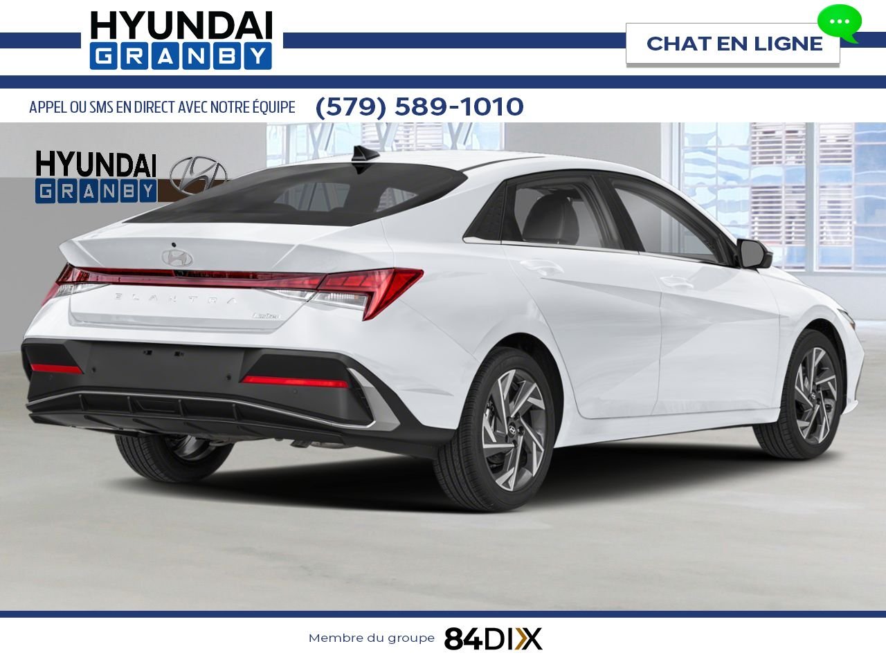 HYUNDAI Elantra 2025 Blanc Atlas Granby - photo #2