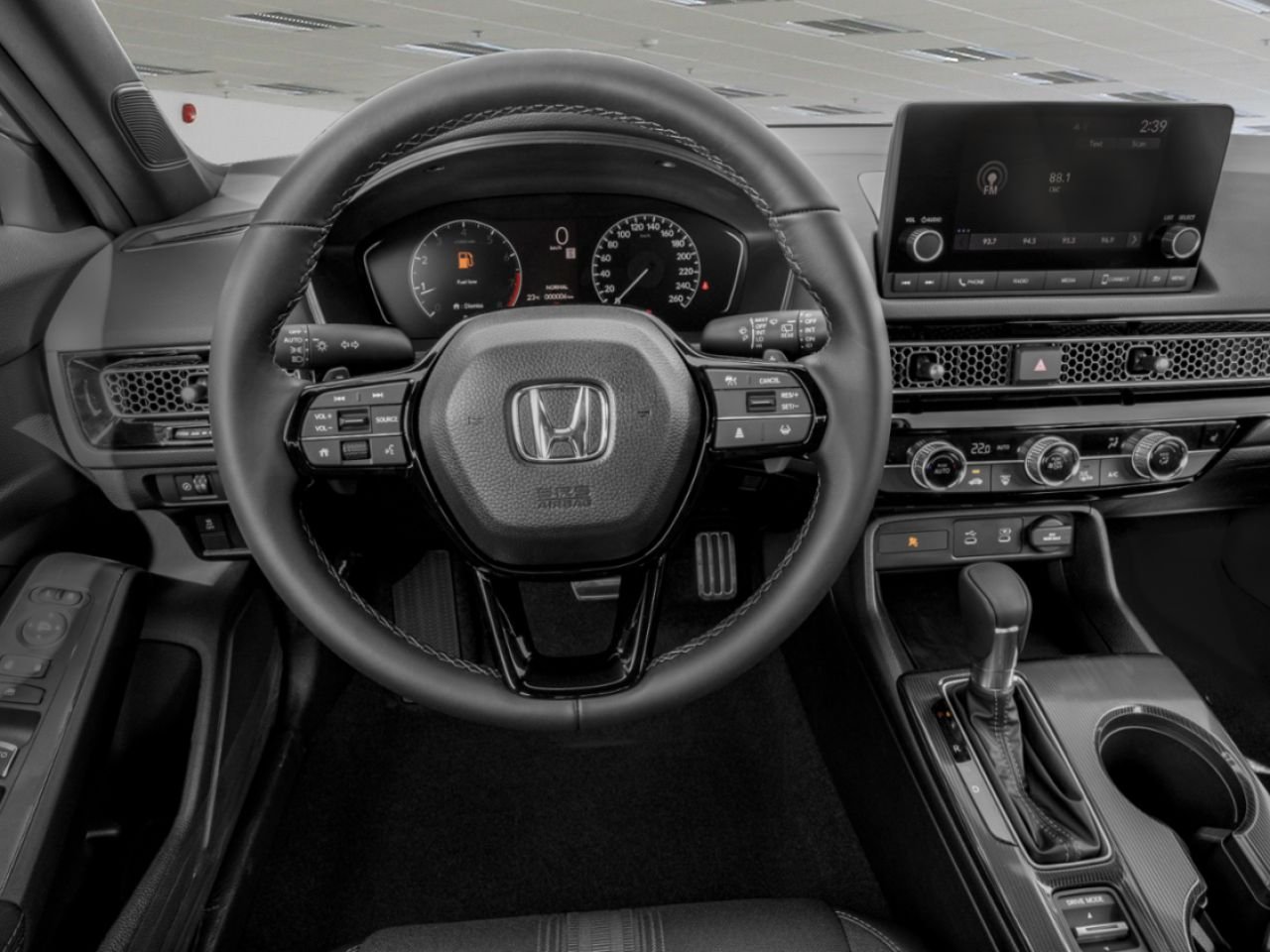 2026 HONDA Civic Hatchback Crystal Black Pearl Mississauga - photo #11